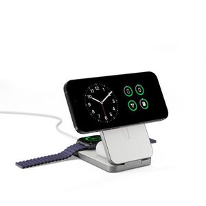 Epico UltraBase 4in1 8000mAh összecsukható power bank és vezeték nélküli töltőállvány, EF50 - fehér kép