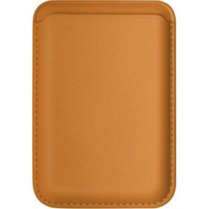 AlzaGuard PU Leather Card Wallet Compatible with Magsafe - mustársárga kép