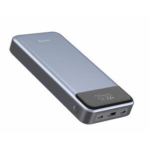 Swissten Power Bank 30000 mAh laptophoz, 133W Power Delivery - szürke kép