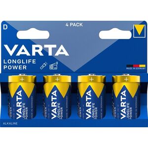 VARTA Longlife Power 4 D (Plastic free Double Blister) kép