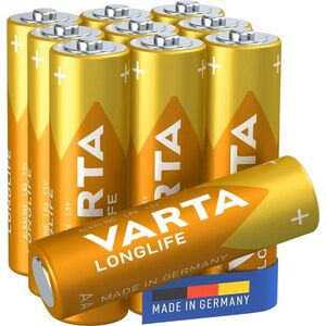 VARTA Longlife 10 AA (Plastic free Double Blister) kép