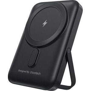 ChoeTech PD20W 10000mAh Magnetic Power Bank with holder black kép