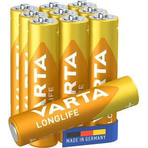 VARTA Longlife 10 AAA (Plastic free Wide Blister) kép