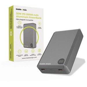 Mobile Origin 30W PD 20000mAh 3in1 Aluminum PowerBank PB14 MagSafe Compatible kép