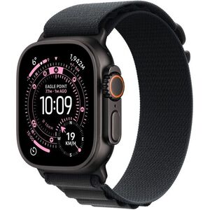 Apple Watch Ultra 3 49mm Fekete titán tok Fekete alpesi pánttal - L kép