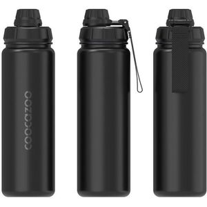 COOCAZOO rozsdamentes acél hőszigetelt kulacs, 0.7 l, Black kép