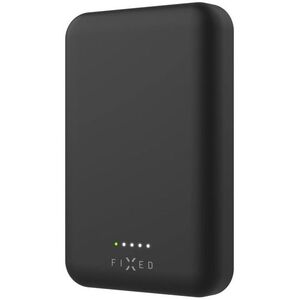 FIXED MagZen 6000mAh, vezeték nélküli töltés és Magsafe támogatás, fekete kép