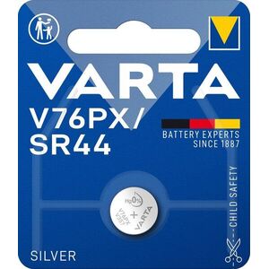 VARTA V76PX/SR44 Speciális ezüst-oxid elem - 1 db kép