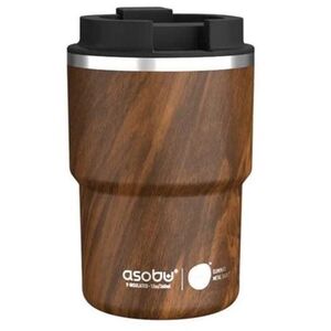 Asobu Mini Pick-up utazó thermo bögre, Wood, 350 ml kép