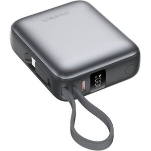 ChoeTech Mini 35W 10000mAh Power Bank with USB-C input/output Cable grey kép