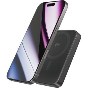 Epico UltraPack Qi2 10000mAh Mag+ alumínium, vezeték nélküli power bank, EM71b - fekete kép