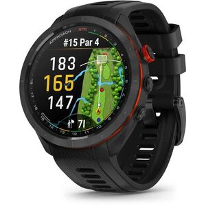 Garmin Approach S70 47mm fekete kerámia + fekete szíj kép