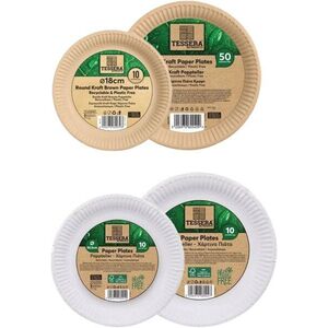 Intertan SA Papírtányér készlet (18 cm + 23 cm) 4 × 10 darab kép