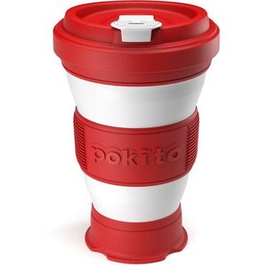 POKITO összecsukható, kávéhoz, 3in1, meggypiros kép