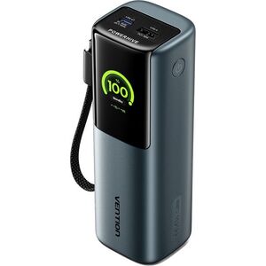 Vention Power Bank (USB-C + USB-C/USB-C/USB-A) 200W Gray LED Display Type kép
