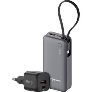 AlzaPower Compact Explorer Plus, fekete kép