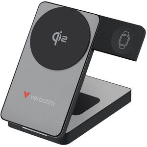 Verbatim Charge 'n' Go 3in1 Qi2 power bank, 10000 mAh, szürke kép