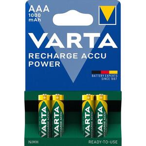 VARTA Recharge Accu Power 4 AAA 1000 mAh R2U kép