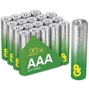 GP Super AAA alkáli elem (LR03), 20 db kép