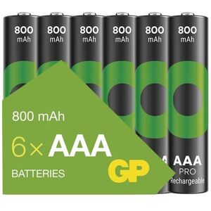 GP ReCyko Pro Professional tölthető AAA elem (HR03), 6 db kép