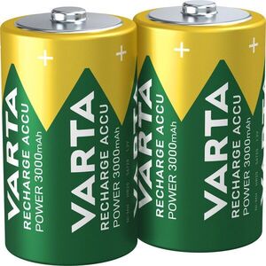 VARTA Recharge Accu Power 2 D 3000 mAh Plastic Free kép