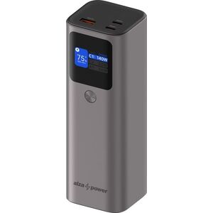 AlzaPower Vision 27600mAh Power Delivery, 140W, ezüst kép