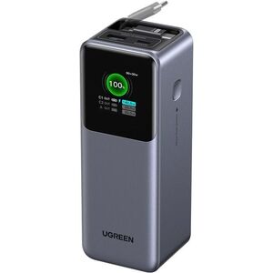 UGREEN 165W Power Bank with Retractable Cable kép