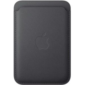 Apple MagSafe-rögzítésű iPhone FineWoven-szövettárca Fekete kép