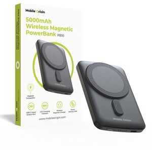 Mobile Origin Wireless Magnetic PowerBank 5000 mAh, PB10 kép