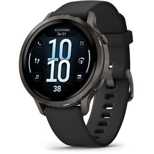 Garmin Venu 4 41mm Slate / Black Band kép