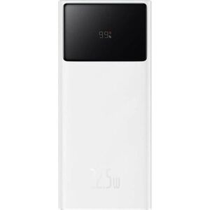 Baseus Star-Lord Digital Display Fast Charge Power Bank 10000mAh 22.5W White (With Simple Series Cha) kép