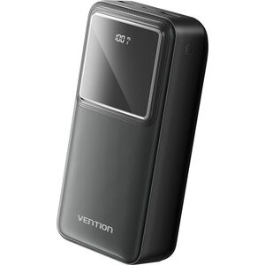 Vention 30000mAh Power Bank 22.5W Black LED Display Type kép
