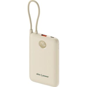 AlzaPower City 10000mAh Power Delivery (20 W), bézs kép