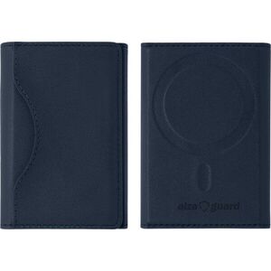 AlzaGuard foldable PU leather wallet Compatible with Magsafe - kék kép