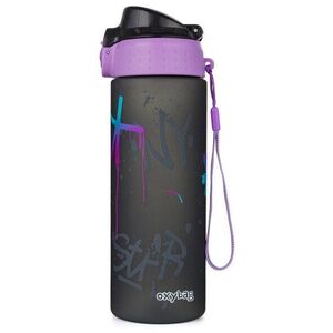 Oxybag kulacs, OXY CLiCK 600 ml Graffiti girl kép