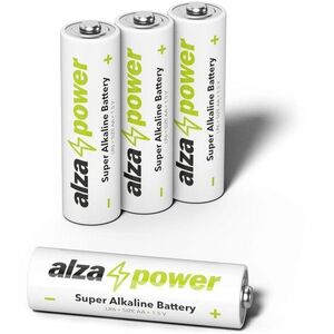 AlzaPower Super Alkaline LR6, AA, 4 db kép