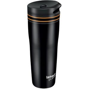 Lamart MANQ LT4051 termobögre, 360 ml, fekete-narancssárga kép