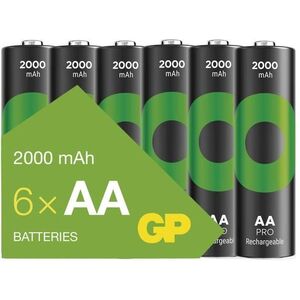 GP ReCyko Pro Professional tölthető AA elem (HR6), 6 db kép