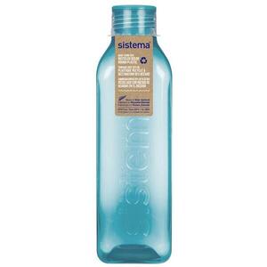 Sistema® Ocean Bound Square Kulacs, csavaros kupak, 1 l, zöld kép
