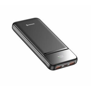 Swissten 10000 mAh Power Line II, fekete kép