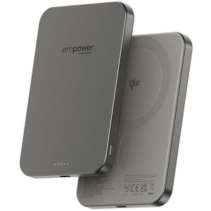 PanzerGlass Empower vezeték nélküli Qi2 powerbank 5000 mAh, MagSafe, szürke kép