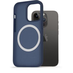 AlzaGuard Silicone Case Compatible with Magsafe iPhone 14 Pro kék tok kép