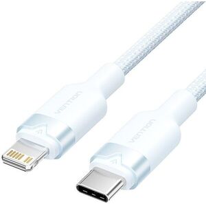 Vention USB 2.0 Type-C Male to Lightning Male 3A Cable 1M Blue Aluminum Alloy Type kép