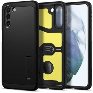 Spigen Tough Armor Samsung Galaxy S21 fekete tok kép