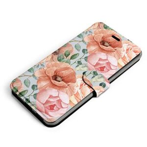 Mobiwear MP02S Samsung Galaxy A22 5G flipes tok - pasztell virágok kép