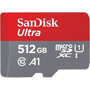 SANDISK Ultra microSD 512GB + SD adapter kép