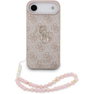 Guess PU 4G Metal Logo Strap iPhone Air rózsaszín tok kép