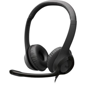 Logitech USB Headset H390 USB-C, Midnight Black kép