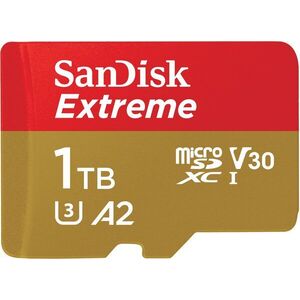 SANDISK microSDXC 1 TB Extreme + Rescue PRO Deluxe + SD adapter kép