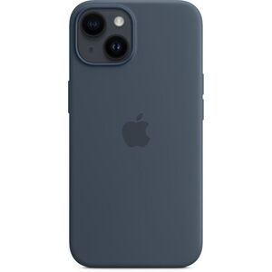 Apple iPhone 14 MagSafe viharkék szilikon tok kép